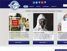 Tablet Screenshot of chesapeakemold.com